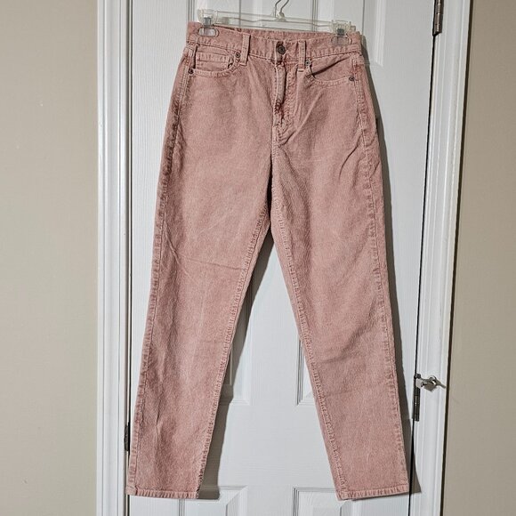 American Eagle Super‎ Stretch Corduroy Pants - Size 0 - 27x28 - Peach Color - Picture 1 of 10
